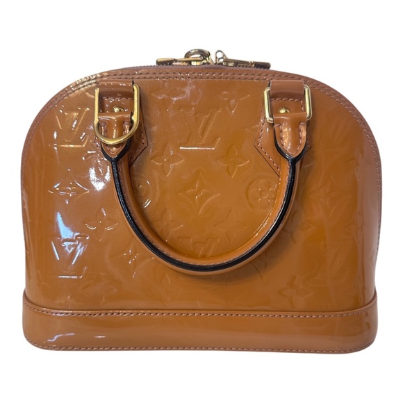 Louis Vuitton Alma BB Vernis Rose Velours - Picture 2 of 10